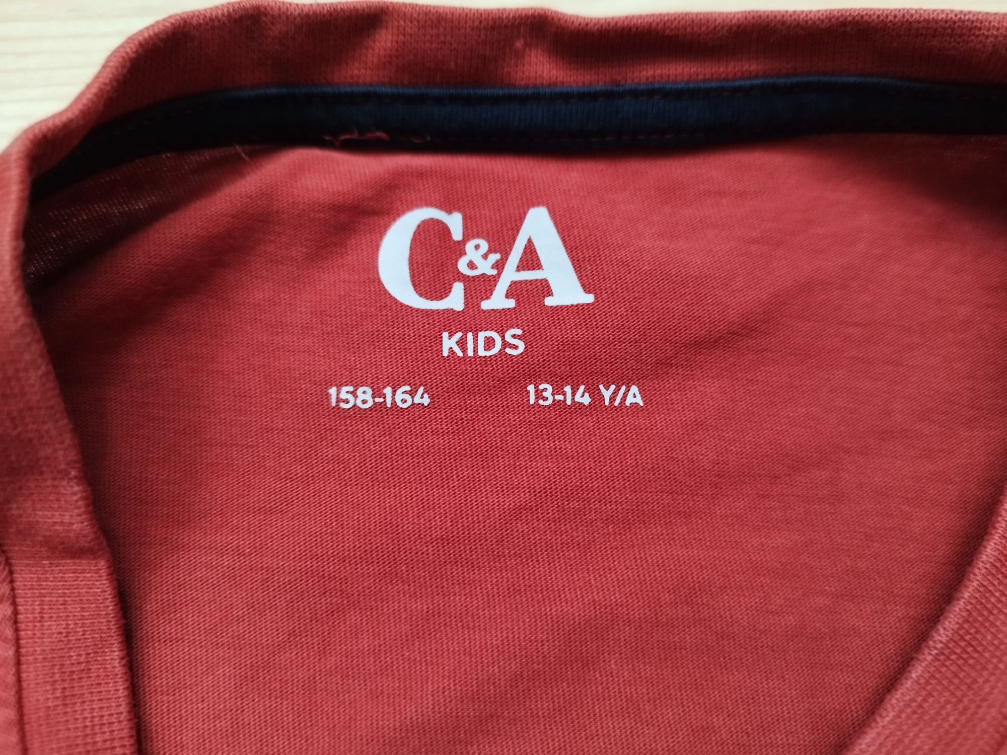 C&A ruda bluzka dla nastolatka 158-164