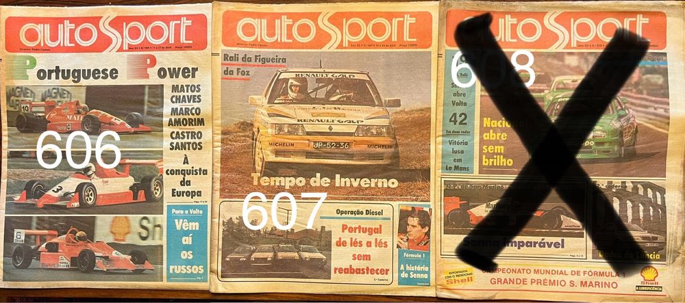 Vendo jornais AutoSport - ano 1989 (1)