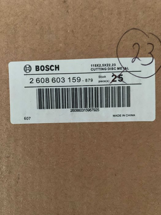 Disco Corte Bosch 115x2.5x22,23