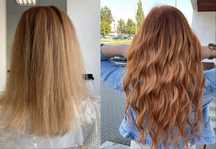 Wlosy naturalne 55 cm