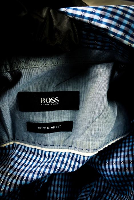 Nowa Niebieska Męska Koszula «Hugo Boss» Roz: M
