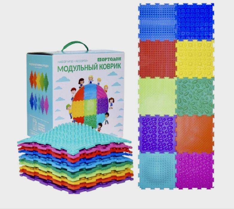 Ортопедичний килимок пазл/‼️10 ПАЗЛІВ/ ортопедический коврик / ортодон