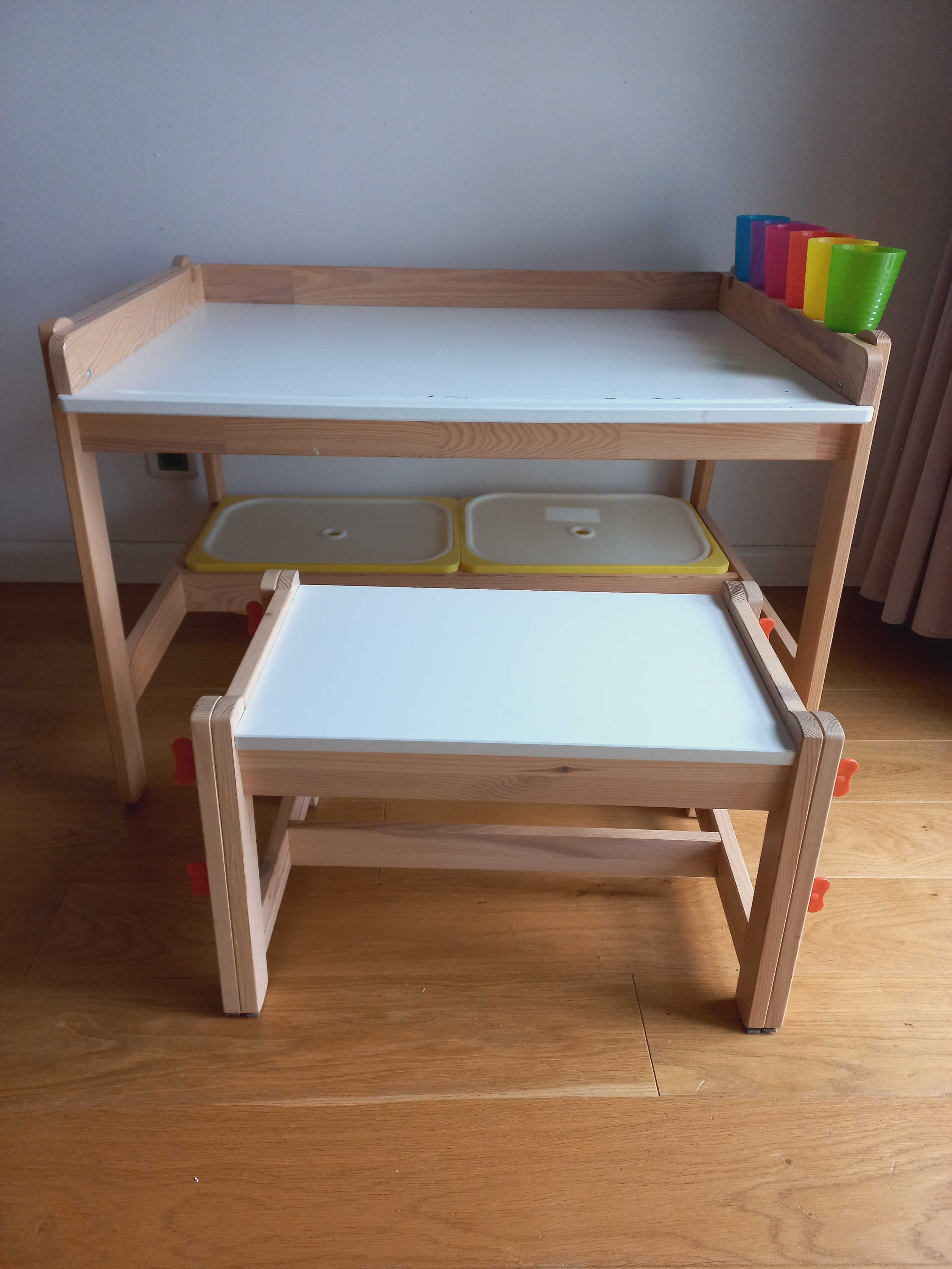 IKEA Flisat biurko i ławka dla dziecka, regulowane + transport GRATIS