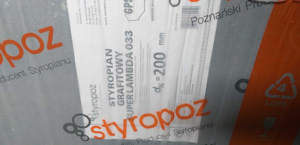 Styropian grafitowy