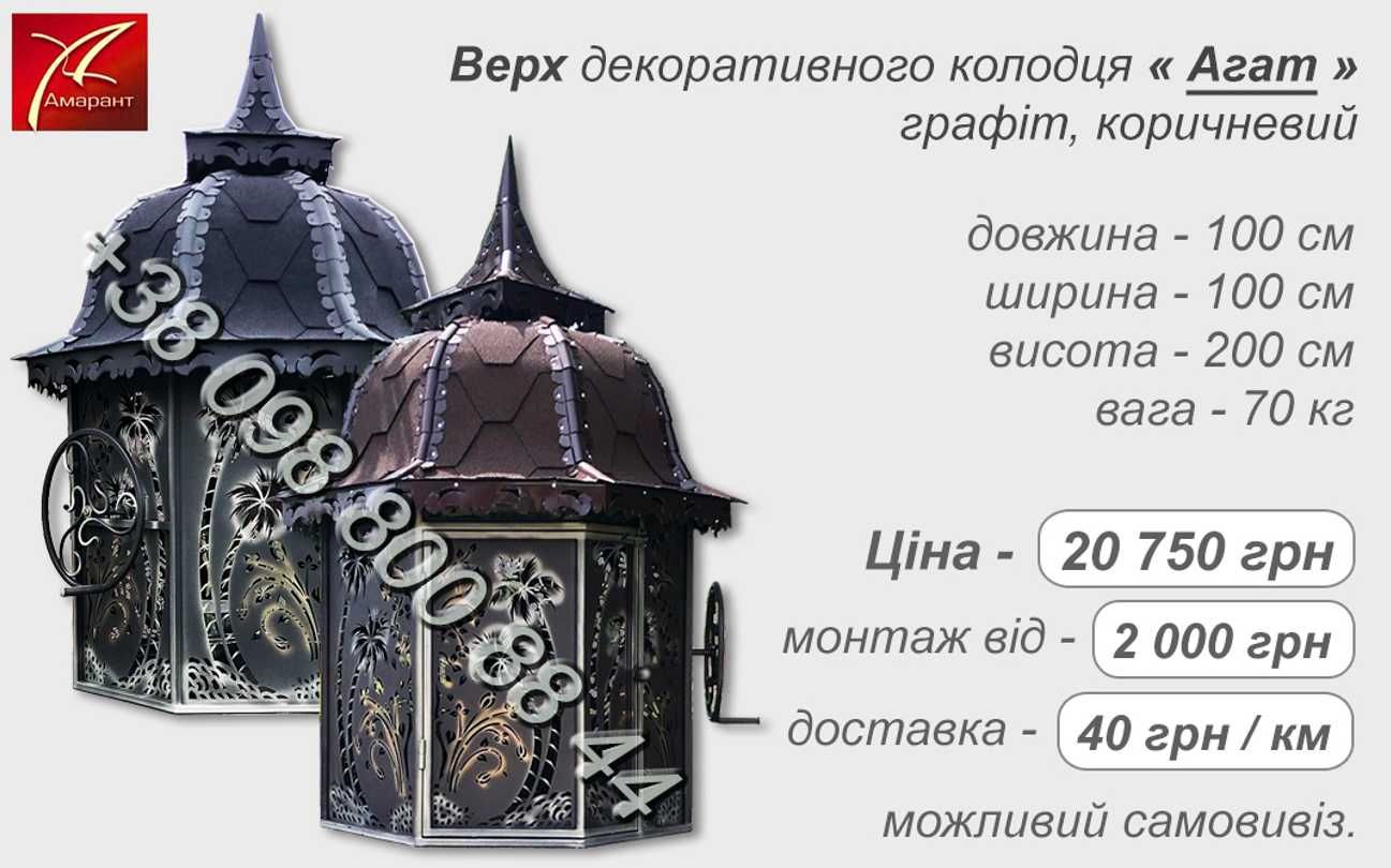 Колодязь криниця дашок накриття корба цибриня домик для колодца