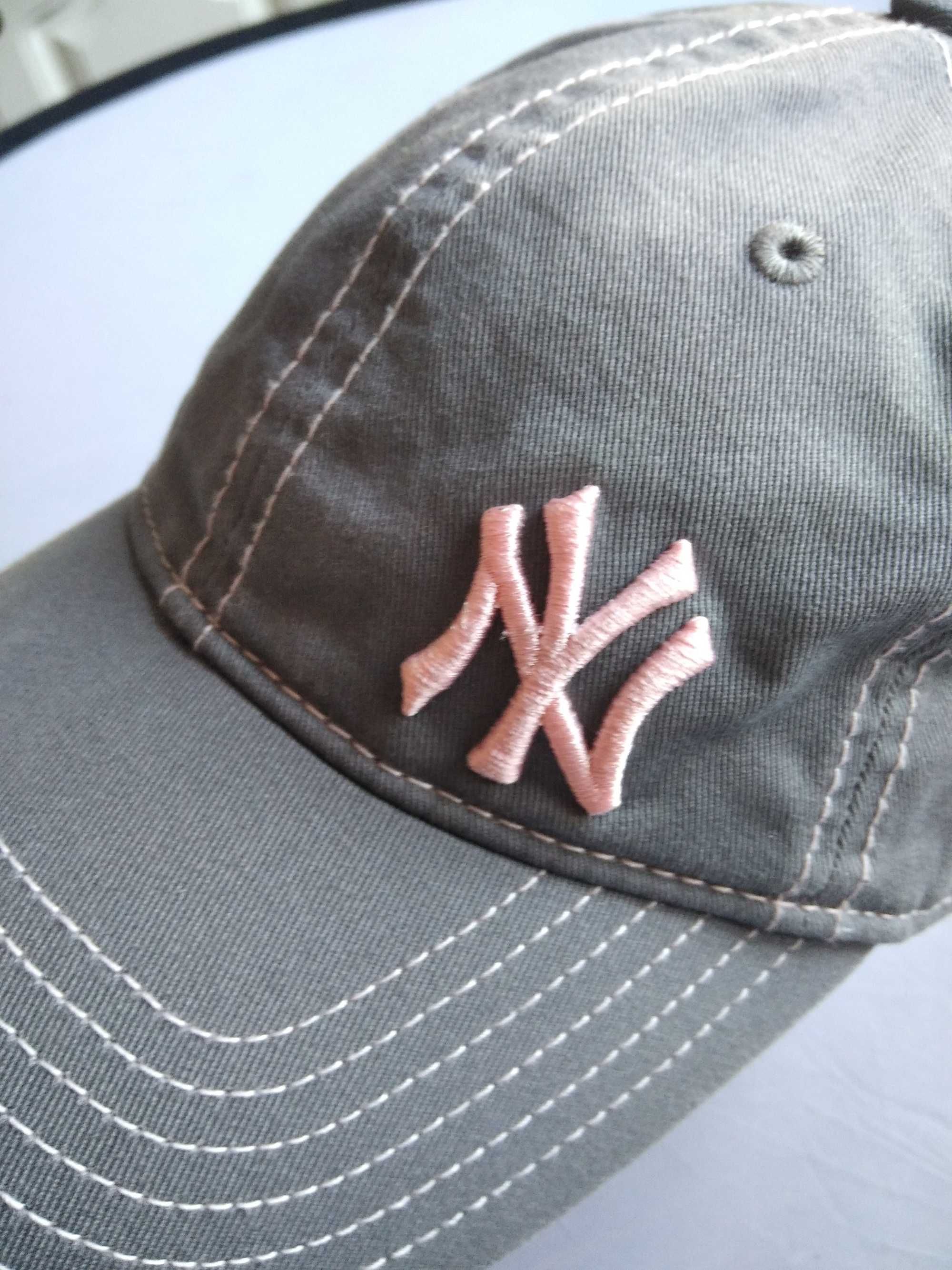 NEW ERA NY czapka z daszkiem bawełna damska igła stan M/L