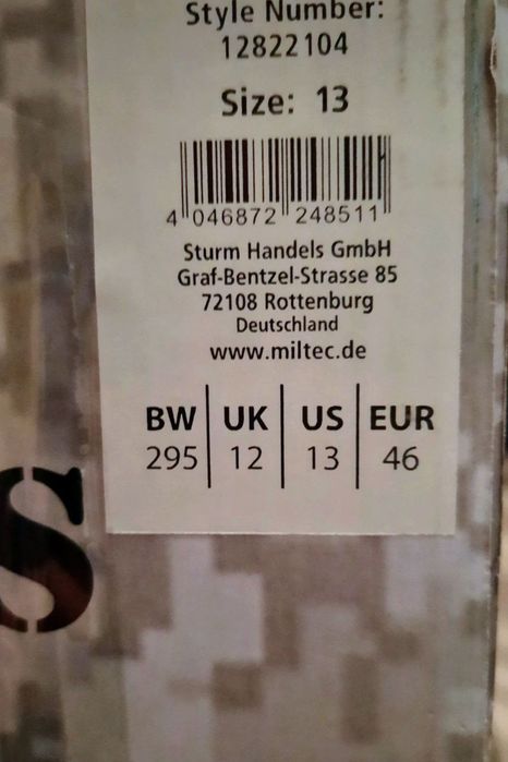 Buty taktyczne Mil-Tec 46