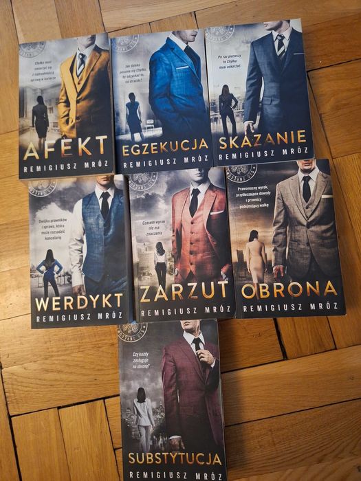 Książki Remigiusz Mróz ostatnie 7 tomów Chyłki