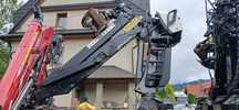 Volvo Dzwig HDS Manipulator do drewna drzewa lasu dłużycy kłody złomu Palfinger Epsilon Loglift Penz Kesla Jonsered  Epsilon Q17Z110 11m podwójny teleskop hydraulika