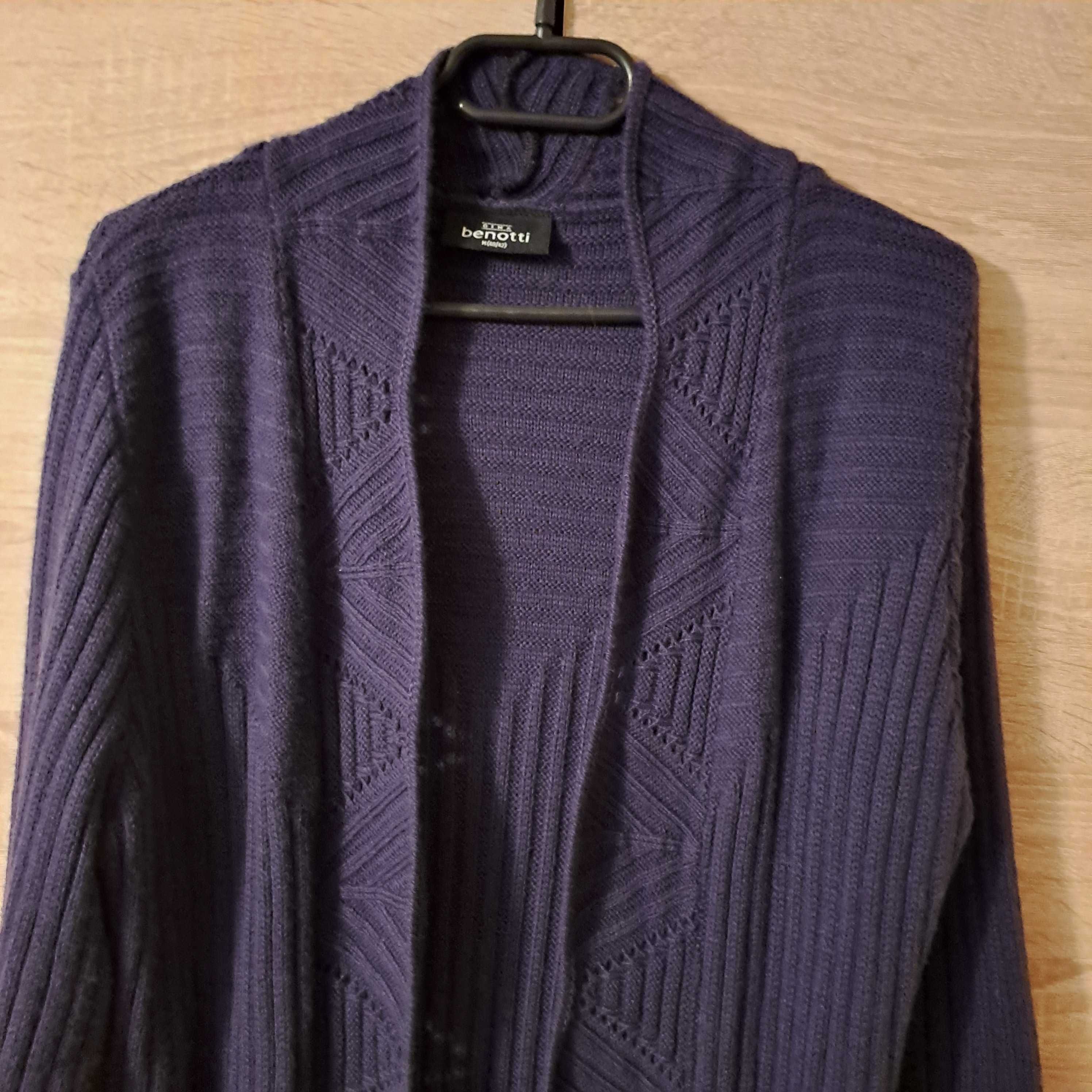 Sweter kardigan damski / rozmiar L/40