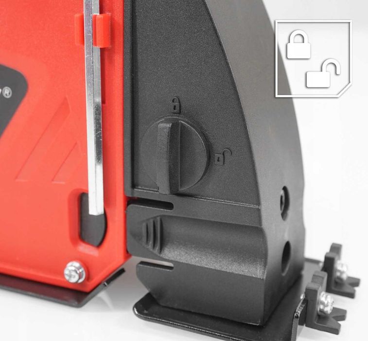 OSŁONA PRZECIWPYŁOWA Odsysająca Szlifierki Bruzdownica 125MM Adaptery