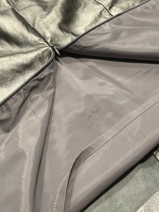 Komplet kurtka i spódnica skóra naturalna