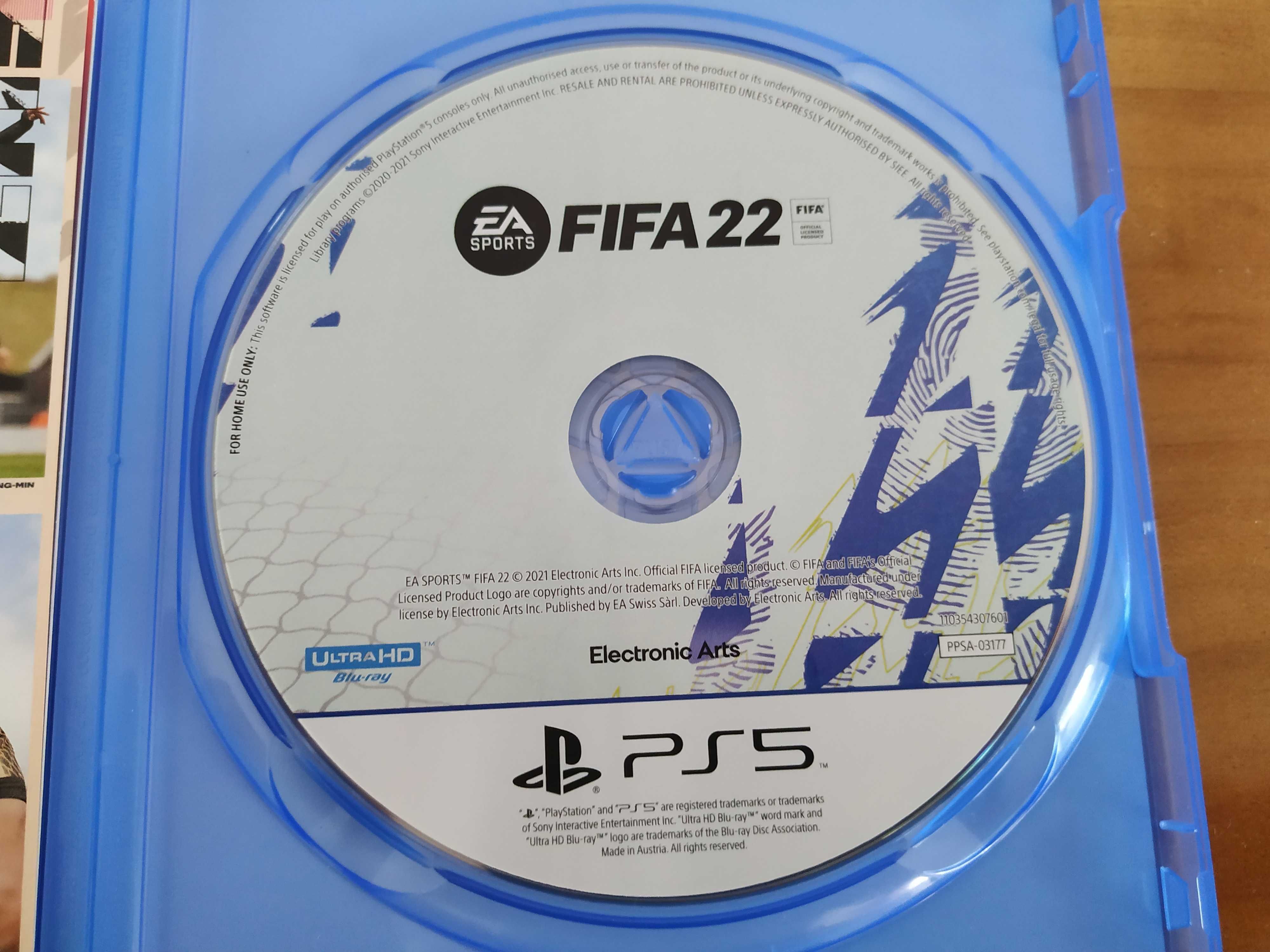 FIFA22 PS5 stan idealny