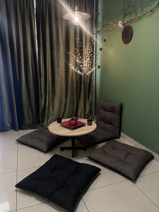 Чехол подушка матрас на стілець на кухню табурет кресло диван лавку