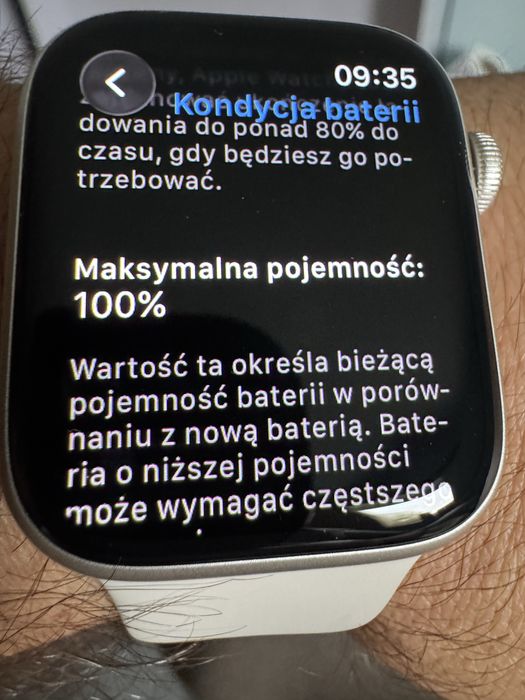 Apple Watch 9 45mm. Plus dodatki zamienie na AW Ultra