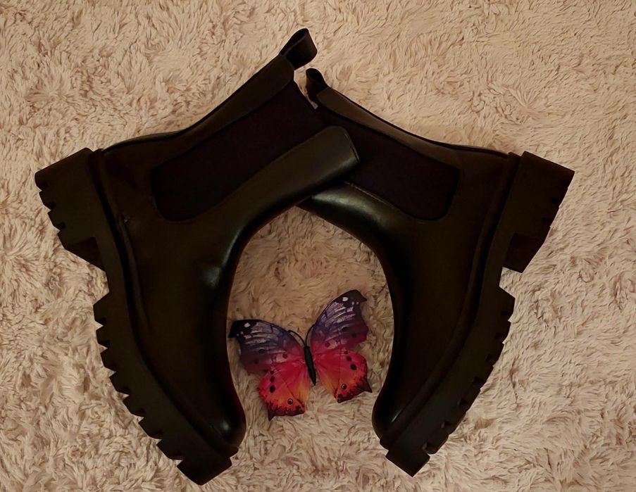 Женские зимние Челси полусапожки сапоги размер 38-39