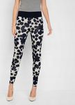 B.P.C legginsy damskie we wzory z wiskozy 36/38.