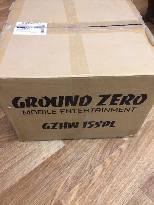 продам топовый сабвуфер "GROUND ZERO" ("ГРАУНД ЗЕРО") GZHW-15 SPL