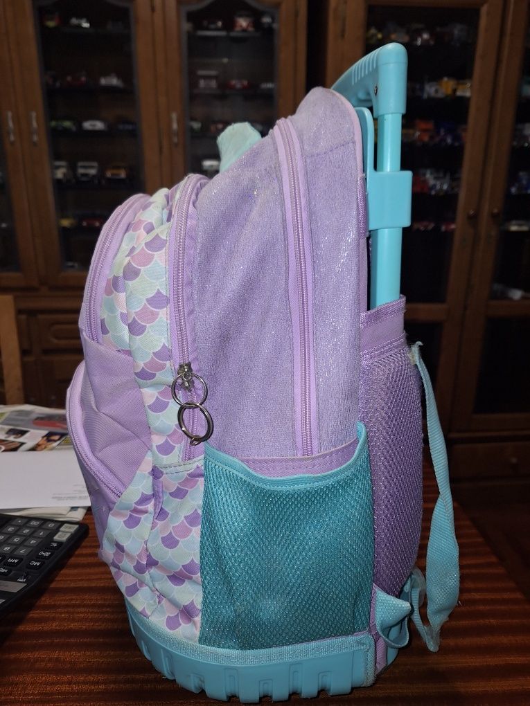 Mochila escolar  sereia