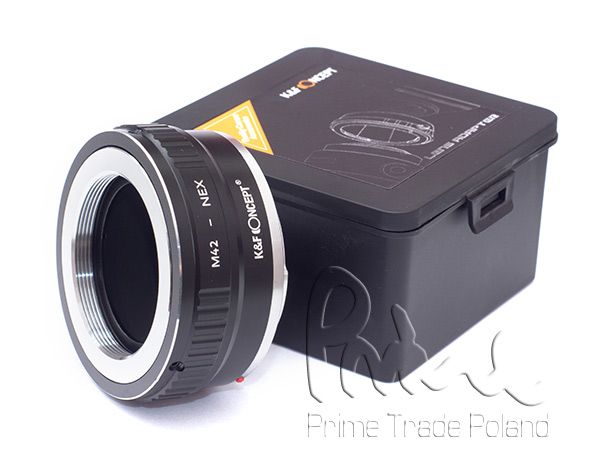 Adapter M42 na NEX SONY E-Mount K&F Concept droższa wersja