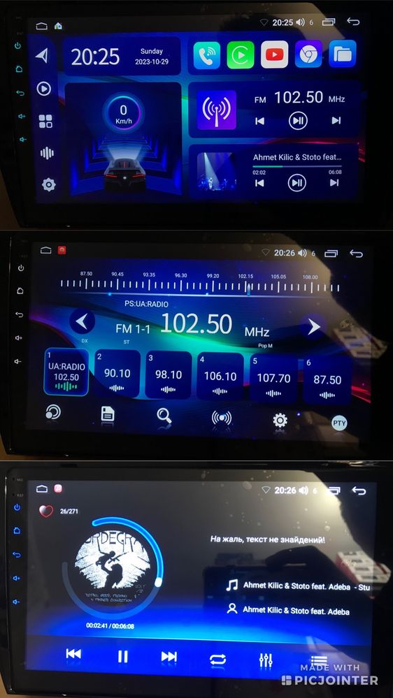 Магнітола MITSUBISHI LANCER 10 X 2/32gb Android CarPlay GPS WIFI