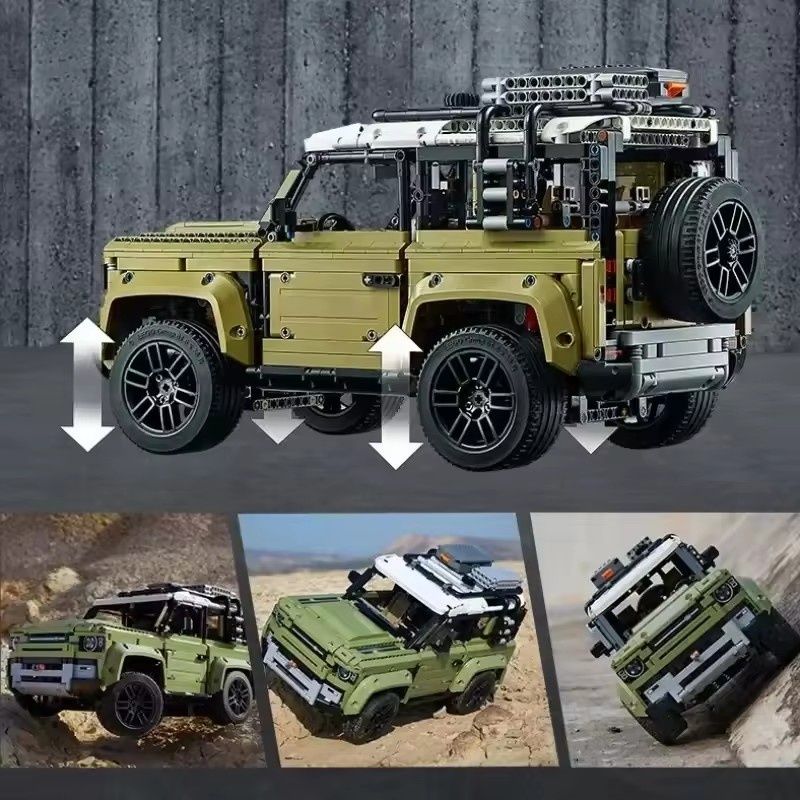 Конструктор 1в1 Lego Technic 42110- Land
Rover Defender на 2573 дет