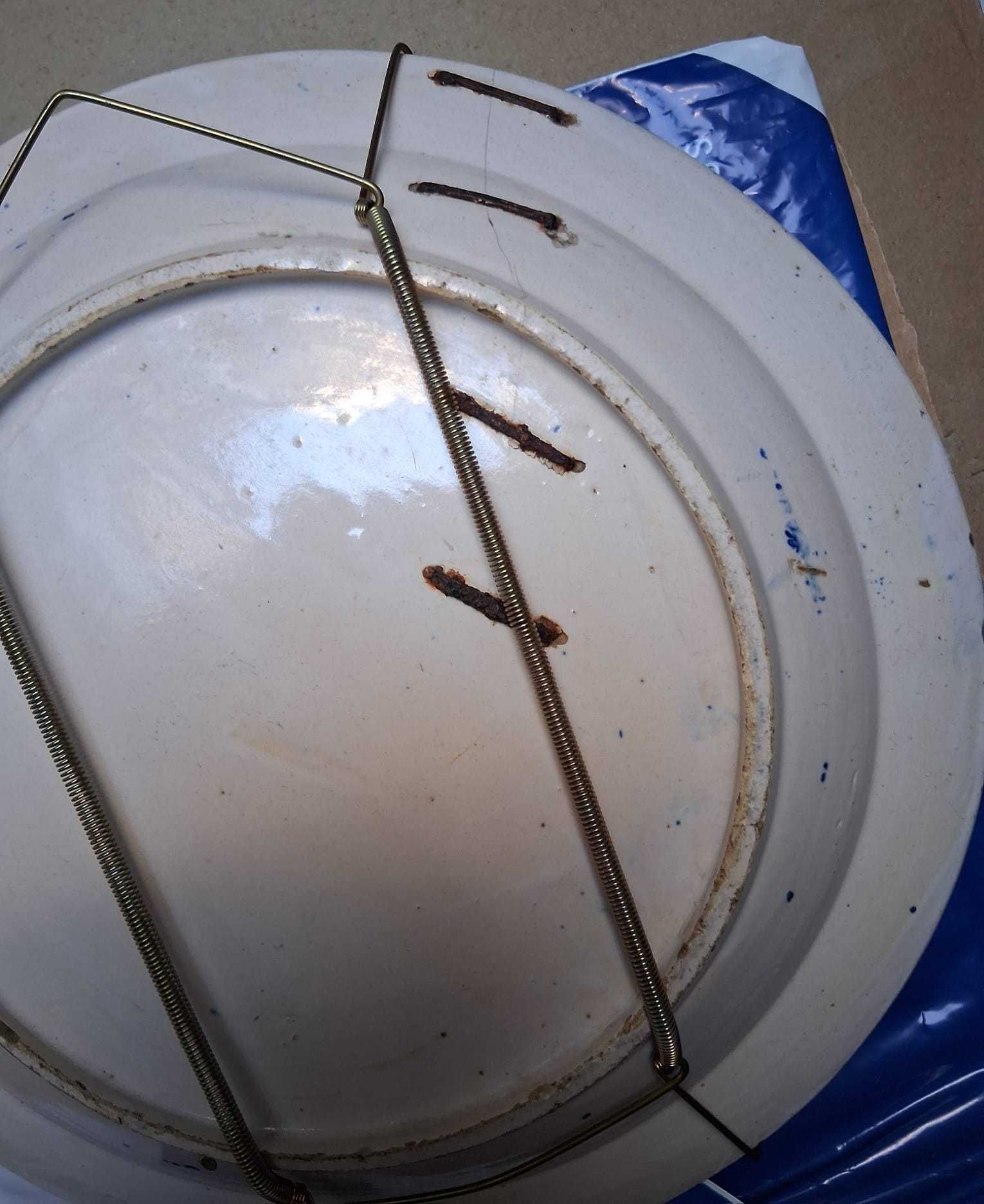 Prato em faiança com 34cm