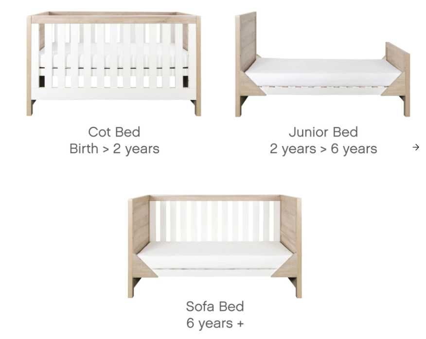 Cama/Berço Tutti Bambini Modena