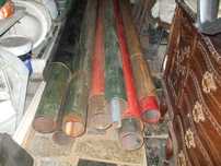 Varios tubos grossos com 150mm diametro por 3m