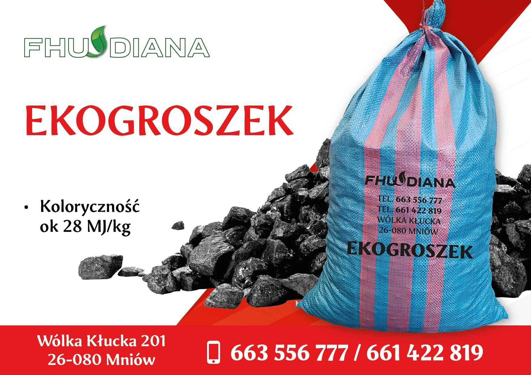 Ekogroszek, 28 Mj/kg  transport, [SUCHY]