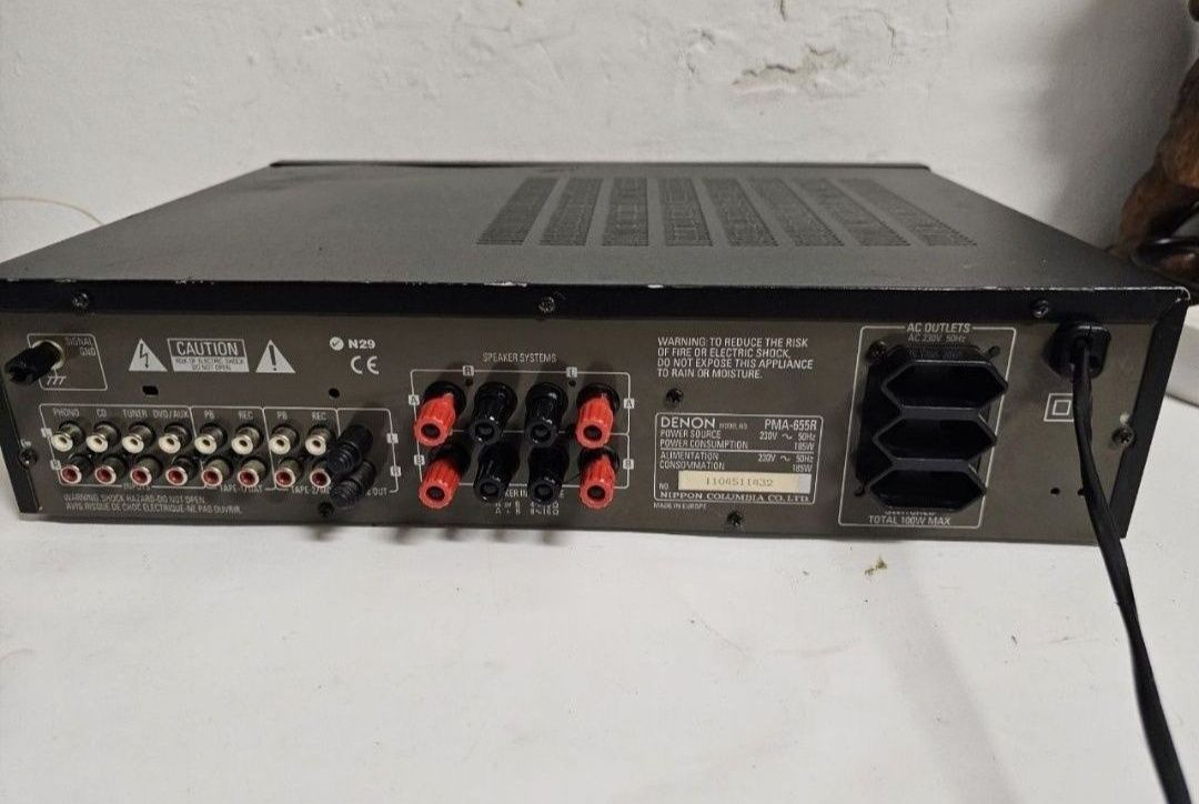 Wzmacniacz stereo Denon PMA-655R, 2*60 Watt,