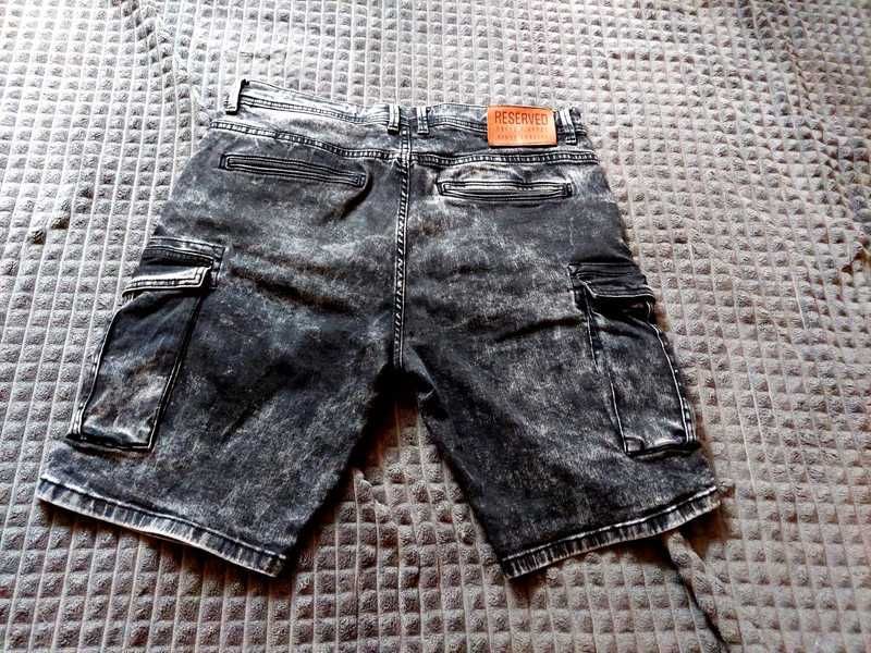 Marmurkowe szorty męskie Reserved L