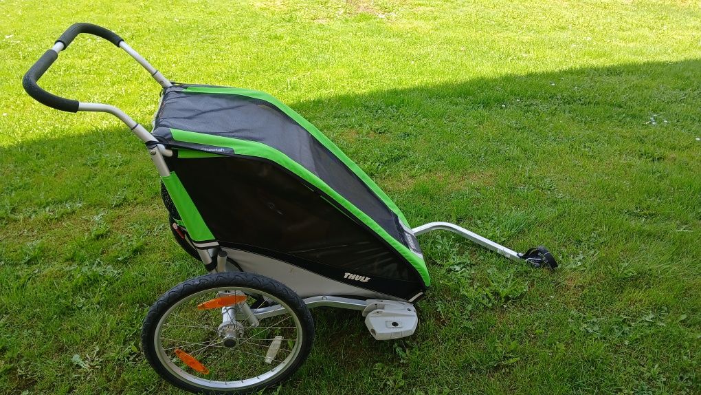 Przyczepka rowerowa Thule Chariot Cheetah 2w1 wózek dziecięcy