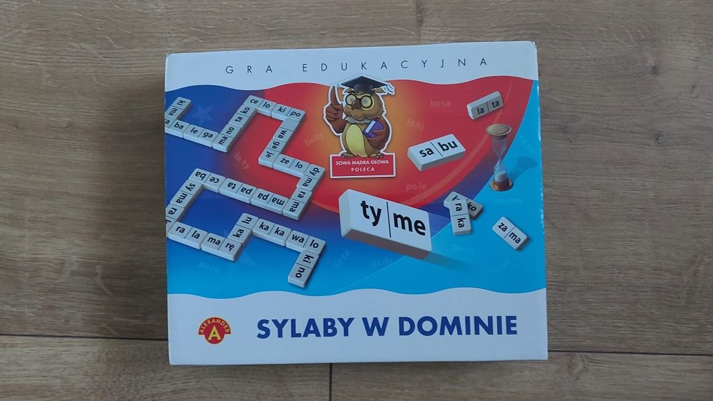 Sylaby w dominie. Gra edukacyjan