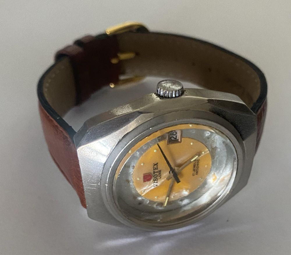 Relógio VISOTEX Luxe mecânico antigo