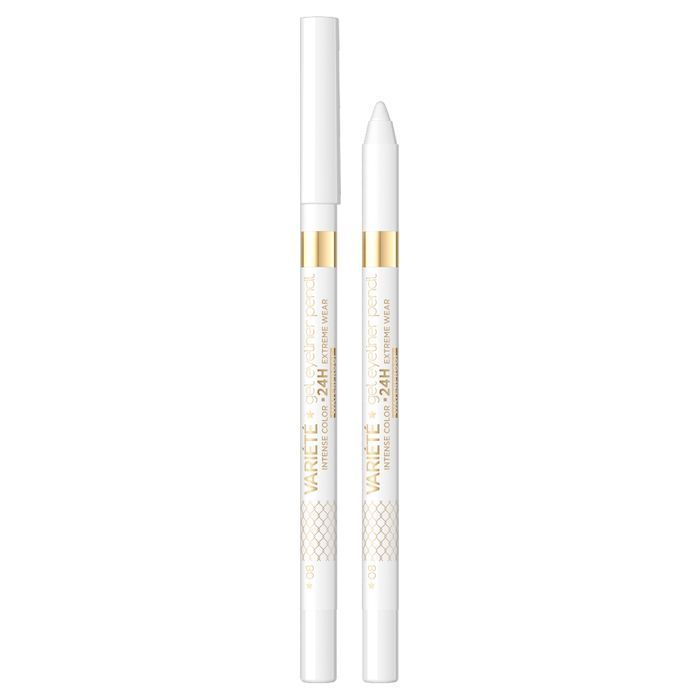 Eveline Cosmetics Variete Żelowa Kredka Do Oczu 08 White - Wodoodporna