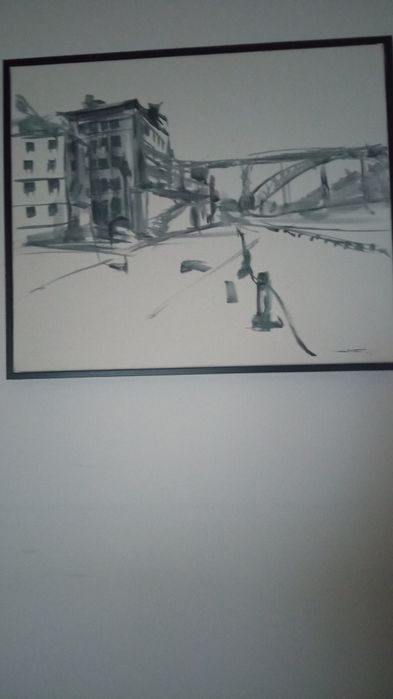 Quadro pintura porto