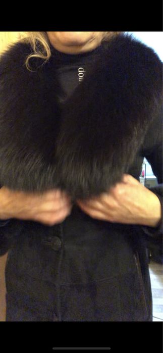 Продам женскую дубленку натуральная кожа