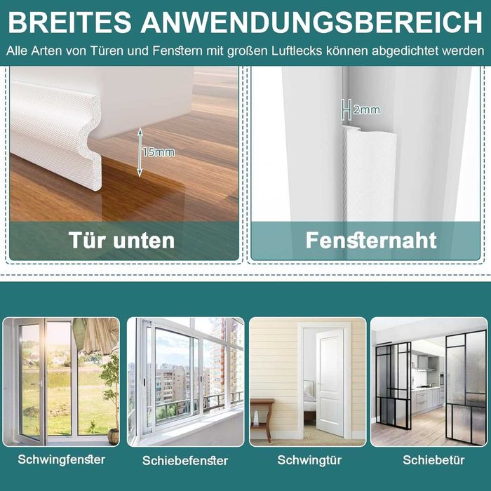 USZCZELKA 300cm do okna taśma izolacyjna samoprzylepna NOWA s406