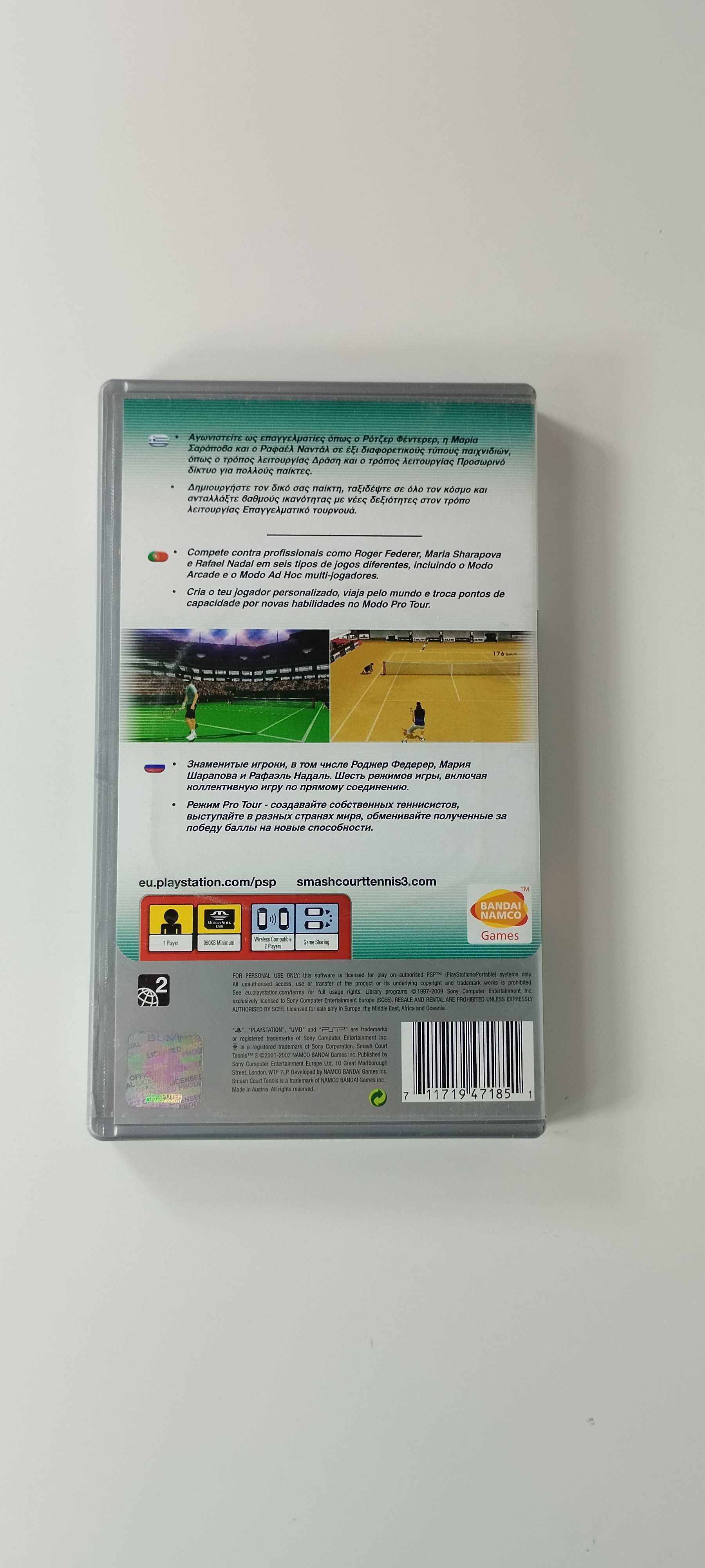 Smash Court Tennis 3 Playstation Portable PSP