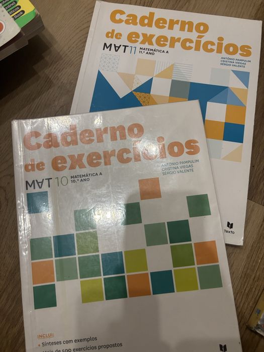 Cadernos de atividades de Matemática A 10° e 11° ano