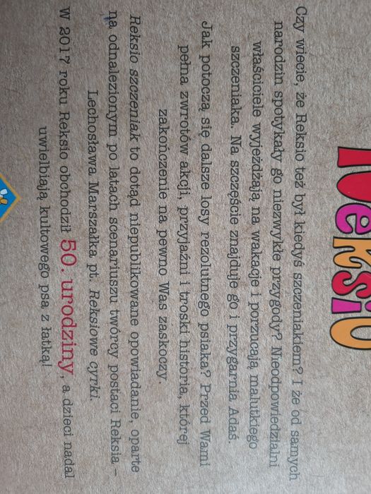 Książka Reksio szczeniak