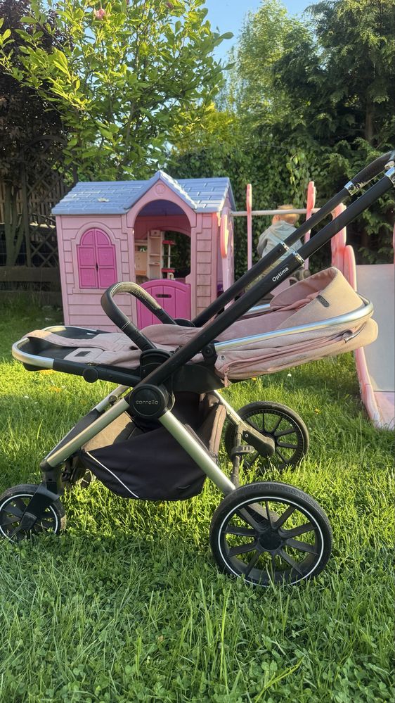 Wózek spacerowy Corello Optima | Lekki | Zwrotny | Kompaktowy