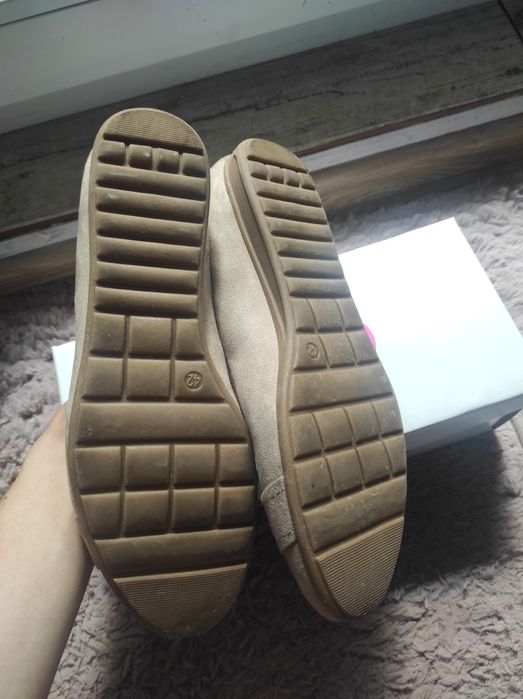 Baleriny buty damskie beżowe Graceland jak nowe rozm. 42