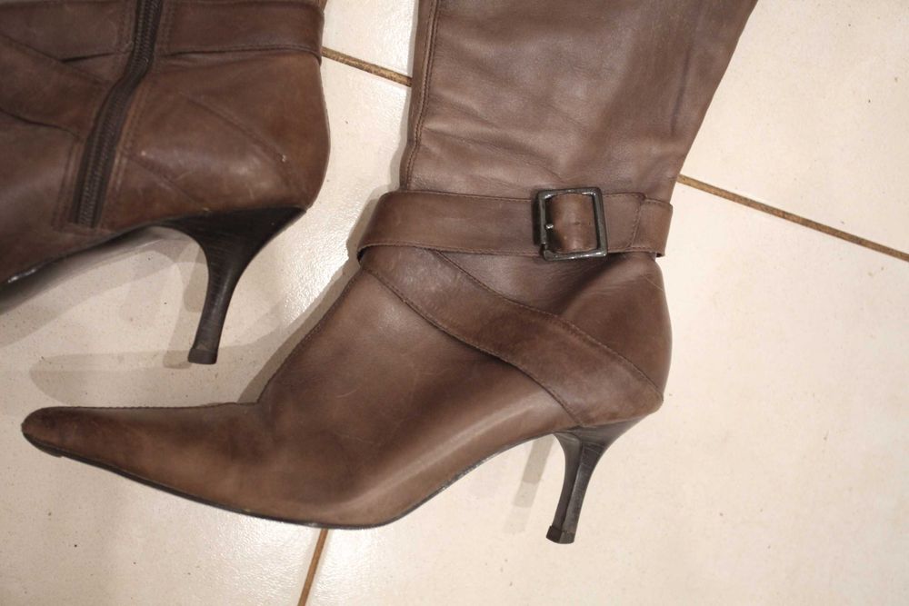 PROMOCJA Wspaniałe buty Faith, r. 37.5 - 38 Brazylia. Skóra naturalna