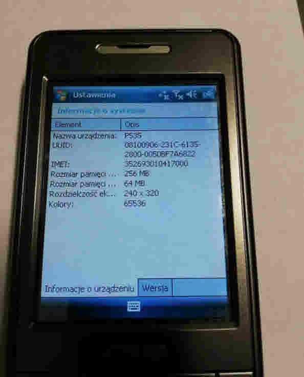 Asus 535 Windows Mobile, bogaty zestaw akcesoriów, palmtop