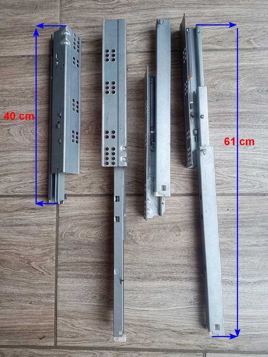 Prowadnica meblowa dolnego montażu skrzyniowa 600mm