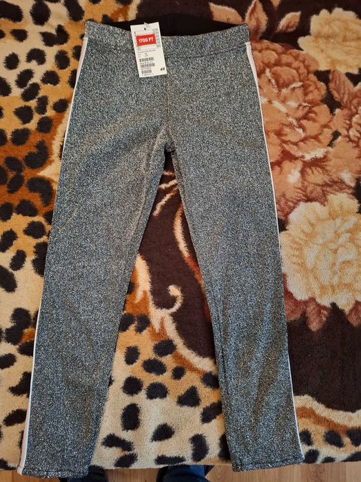 Легінси для дівчинки,сіро- сріблясті,нові H&M