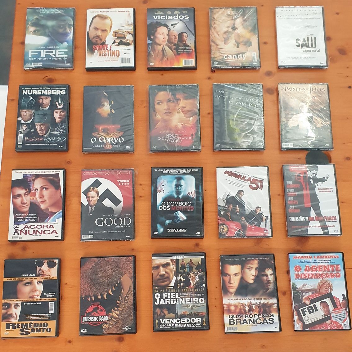 DVDs de grandes títulos Cinema