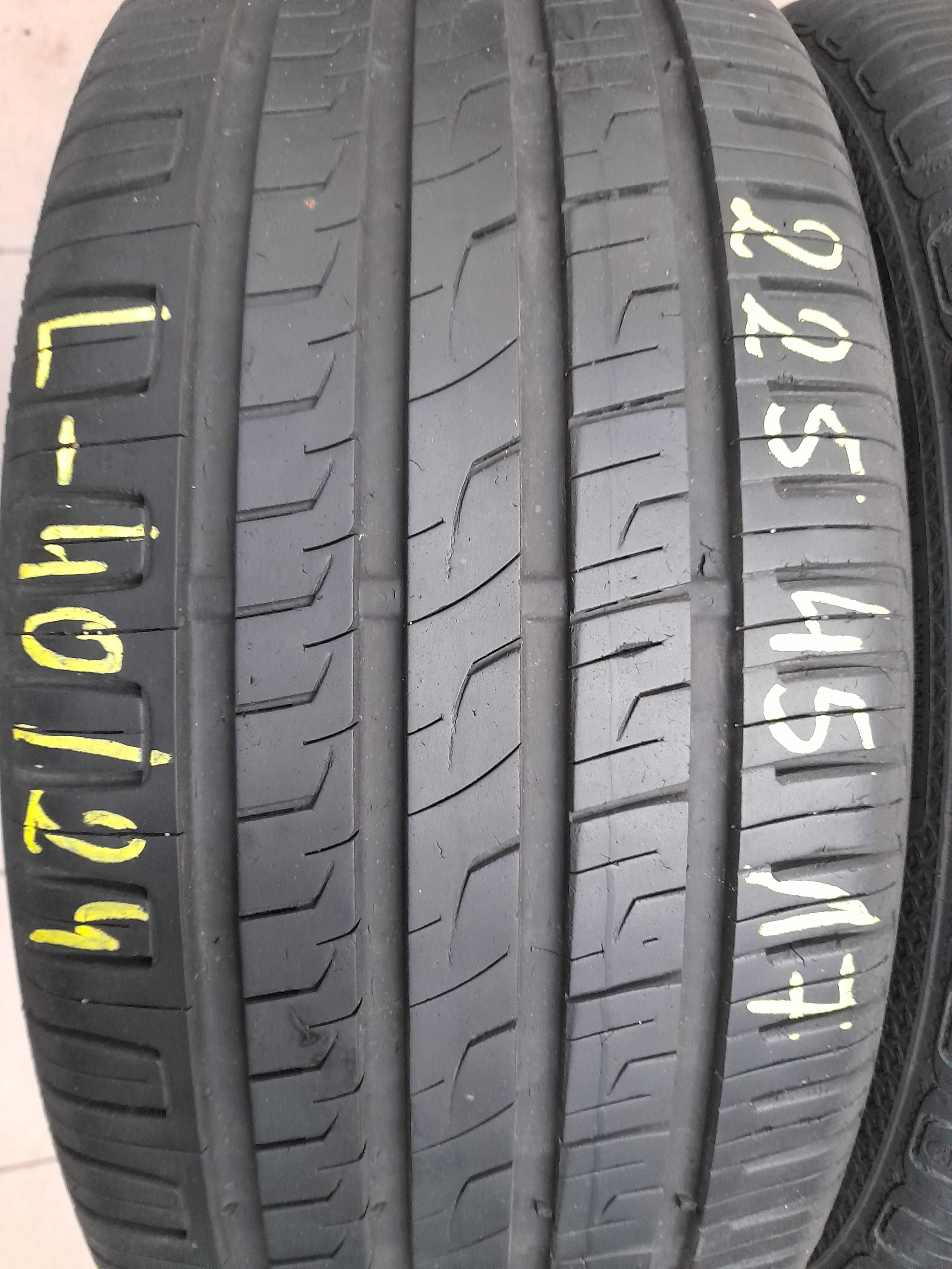 225/45r17 91Y (L40/24)007 2szt 5/7mm Bravuris 3 BARUM LETNIE